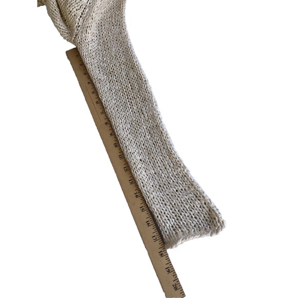 Sans Souci Women Beige Knit Pullover Sweater Medium - Picture 7 of 7